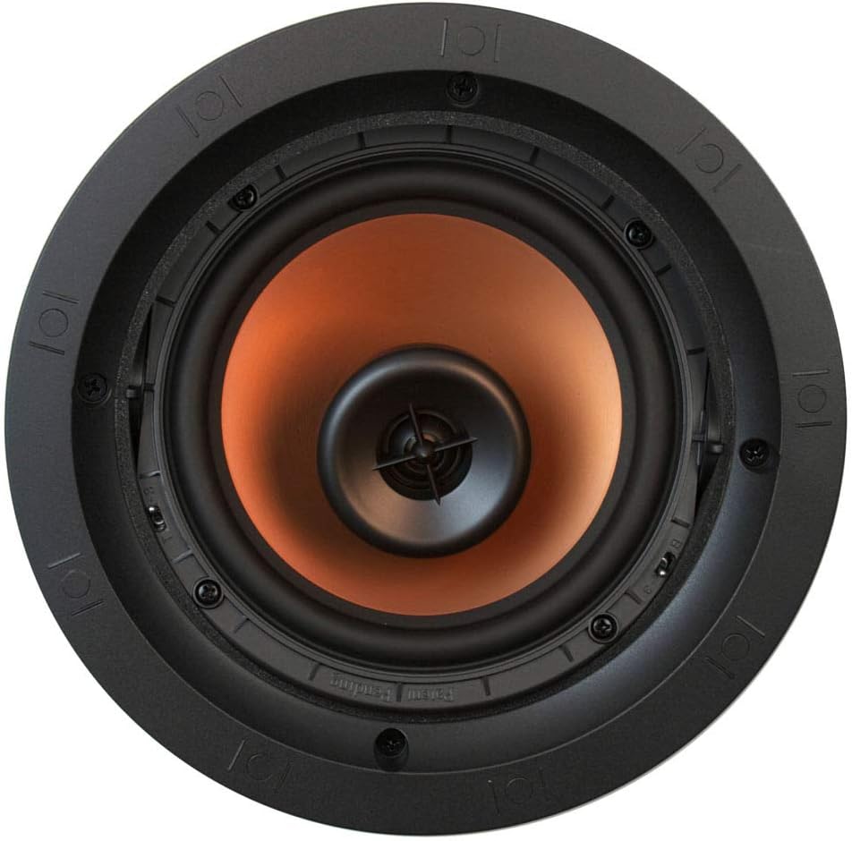 Klipsch Outdoor/Surround In-Ceiling Speaker Soundbar Home Speaker, Set of 1, White (CDT-5650-C II)