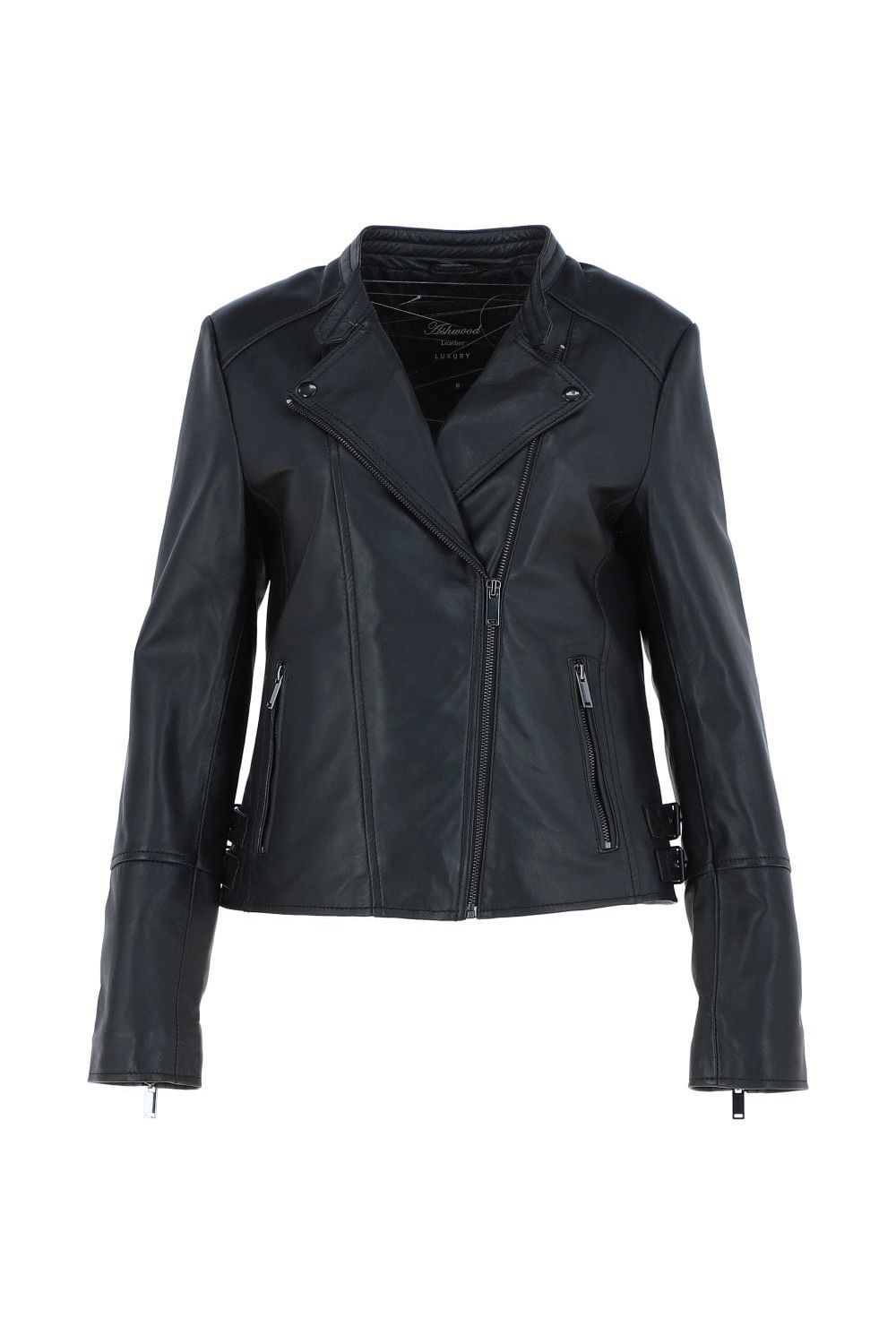 Ashwood Leather Giada' Leather Fashion Biker Jacket