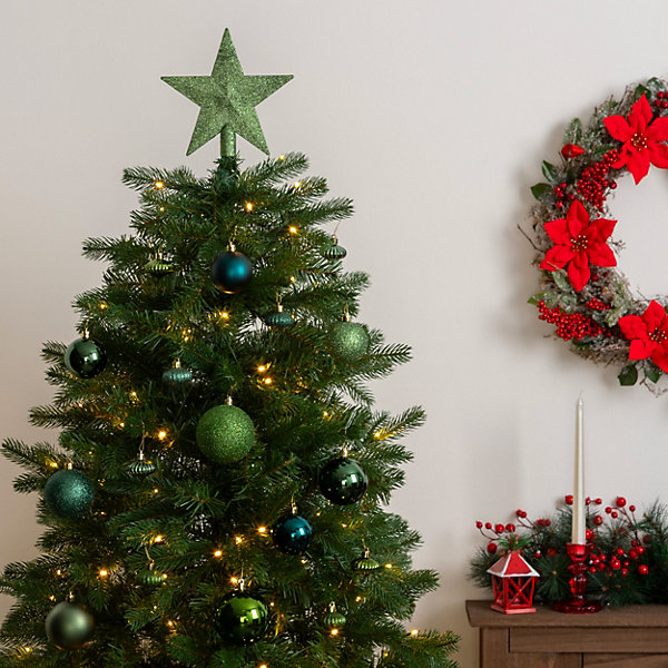 Kit de sapin colorama de noël 18 pièces vert - feeric lights &christmas