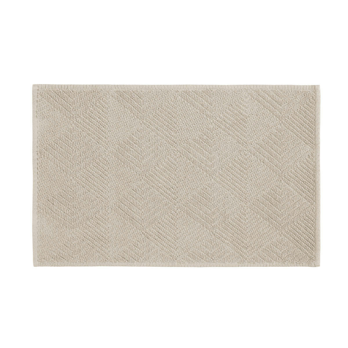 PUNTO DESIGN - Tapis en coton antidérapant 1350 g/m²  sable 70x120 cm
