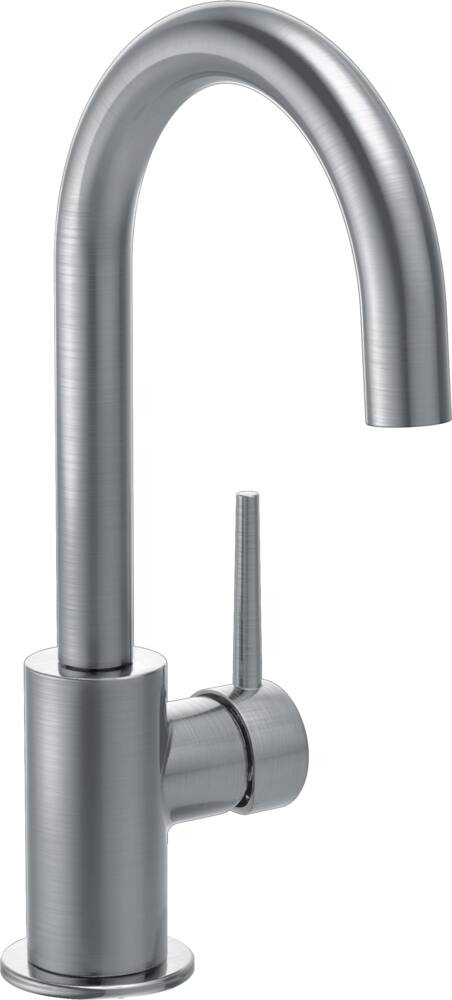 Delta Faucet Trinsic Single Handle Bar/Prep Kitchen Faucet, Arctic Stainless Steel