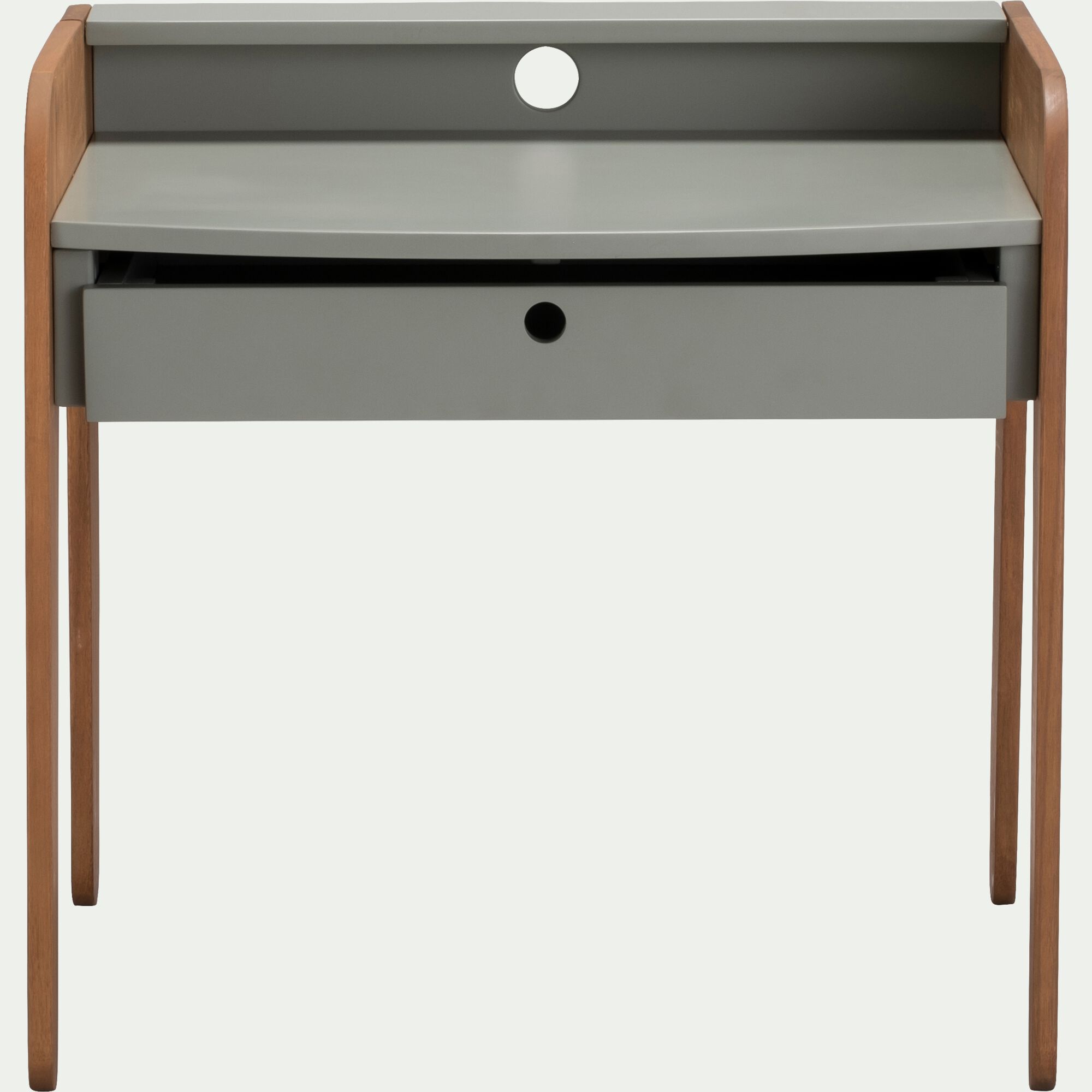 RAPHAEL - Bureau enfant en acacia - vert olivier