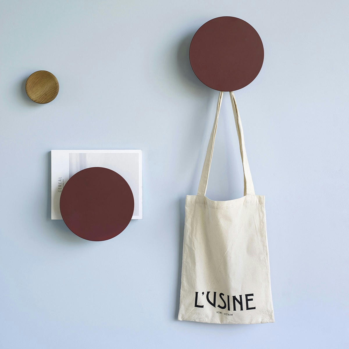 GRAIN - Crochet en acacia naturel (set de 2)