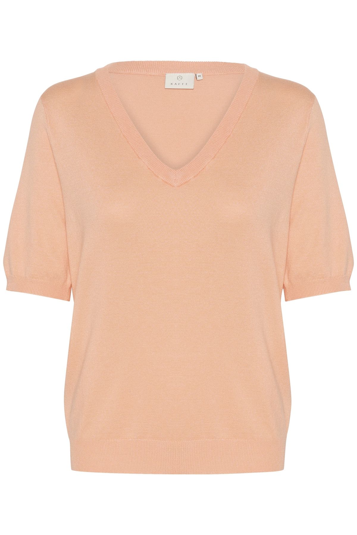 Kaffe Lizza V-Neck Short Sleeve Pullover