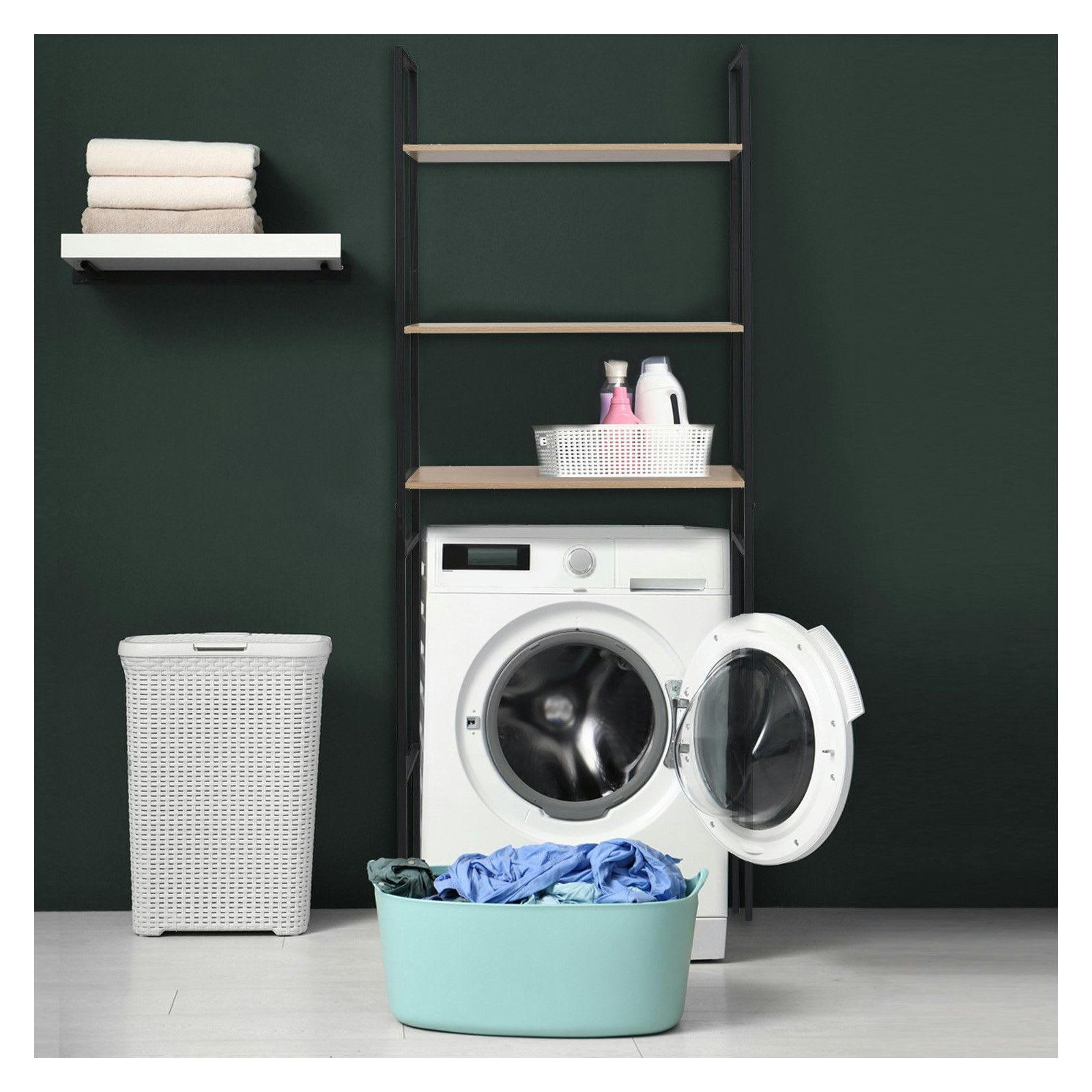 SAO - Étagère pont WC bois et métal