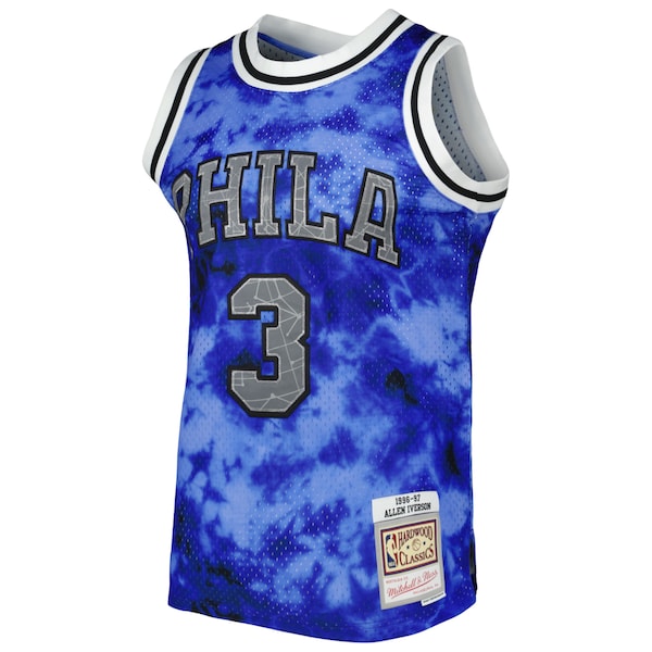 Allen Iverson Philadelphia 76ers 1996/97 Galaxy Swingman Jersey - Royal