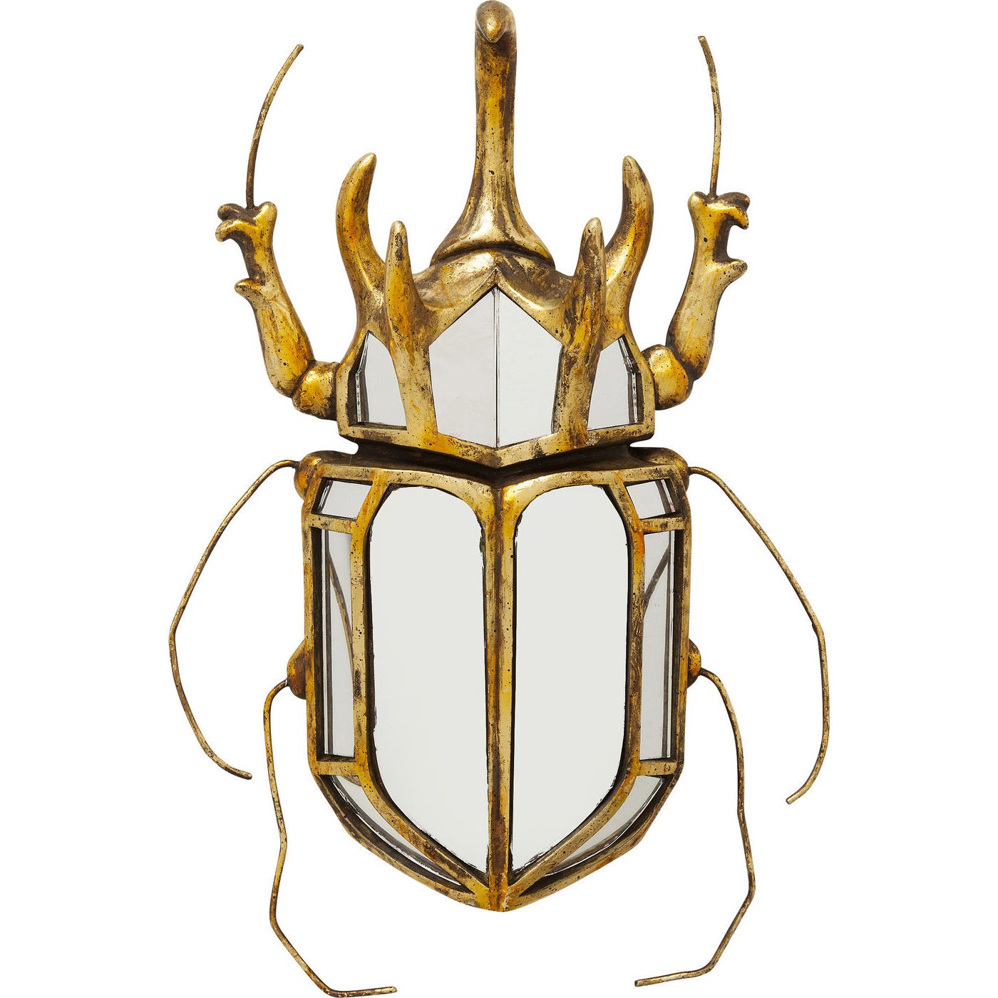 Wanddecoratie spiegel scarab Kare Design