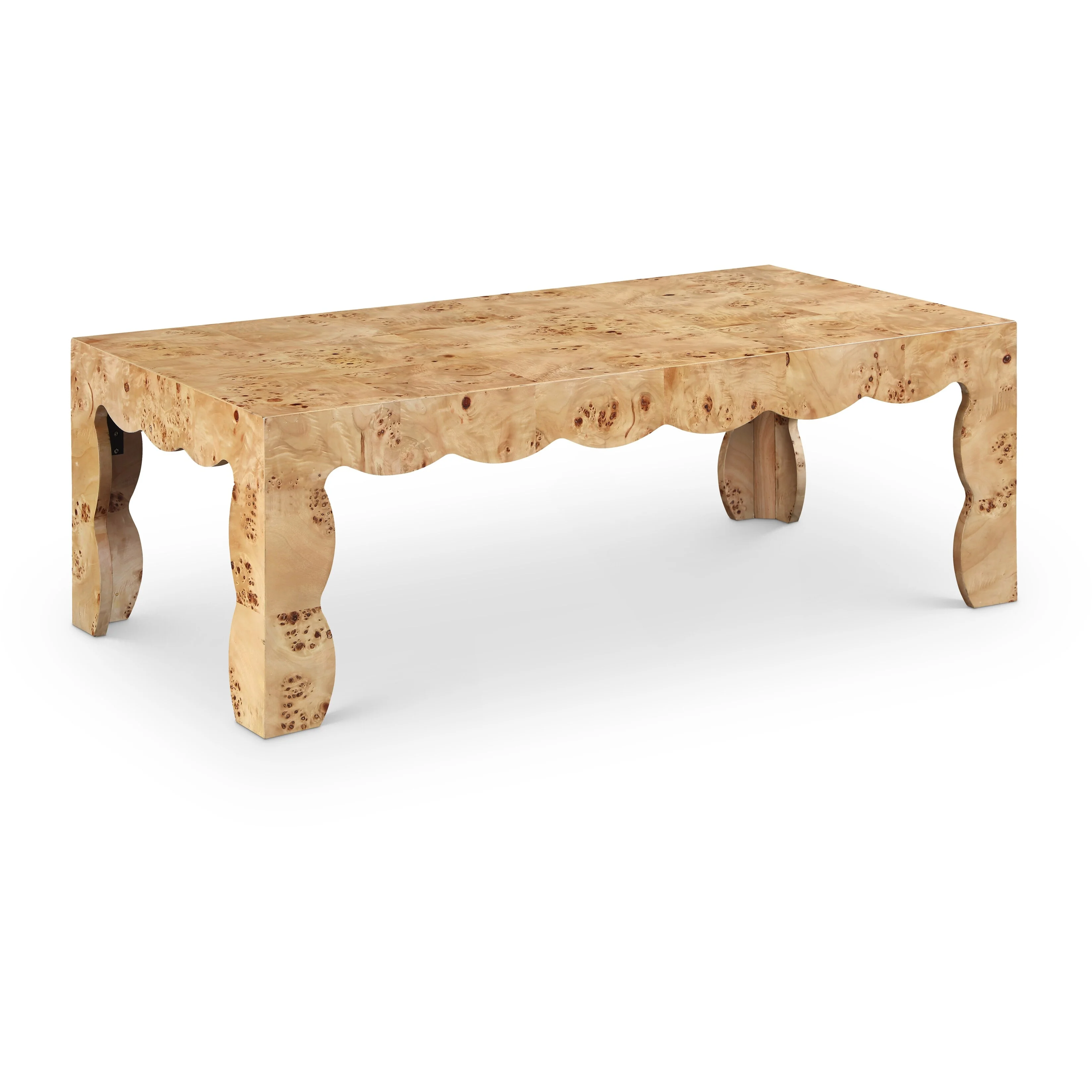 Vassa Burl Veneer Coffee Table