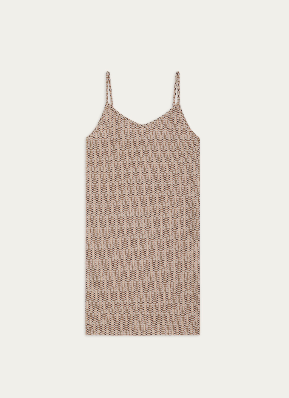 NUISETTE EN COTON IMPRIME ECRU