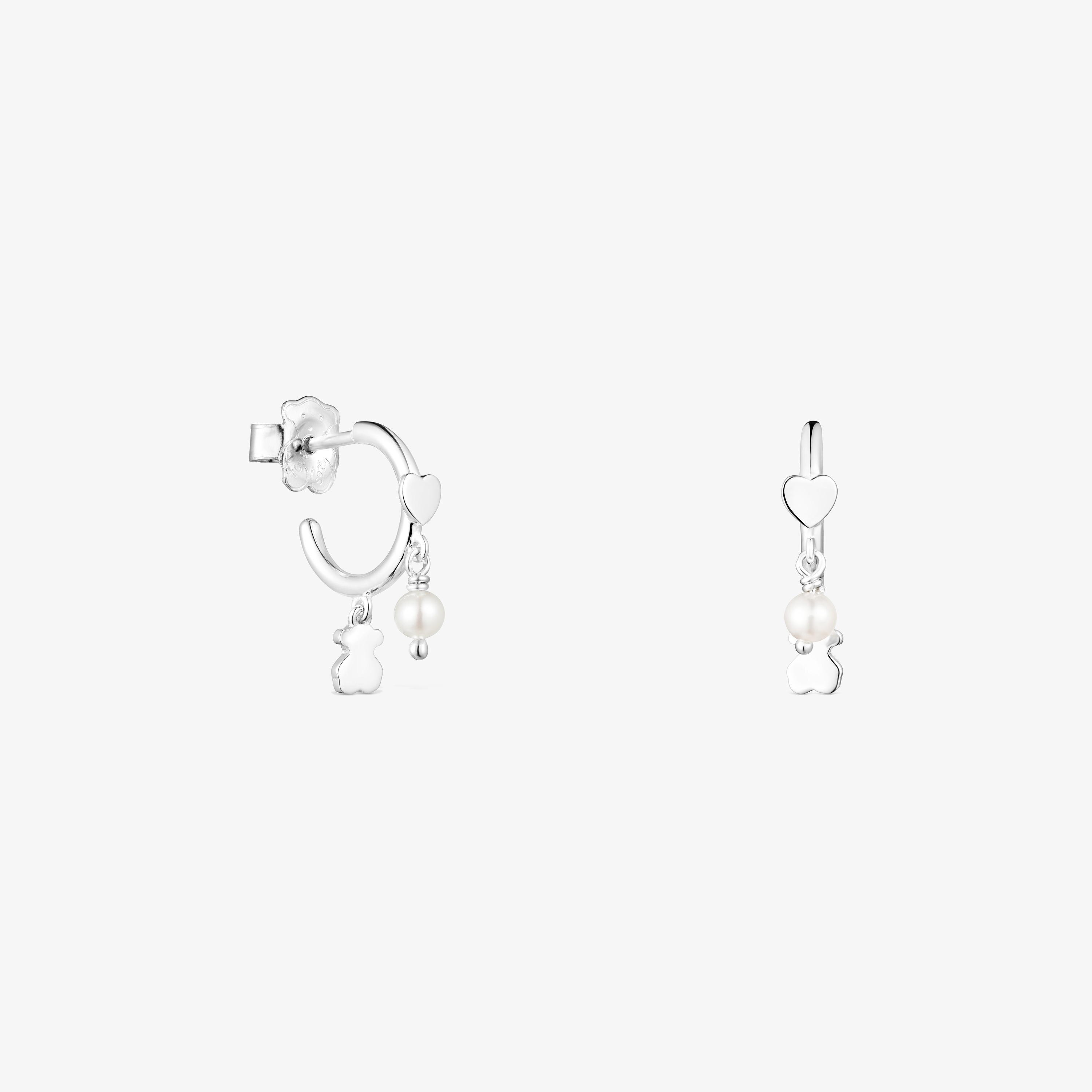 Pendientes de plata y perlas Cool Joy