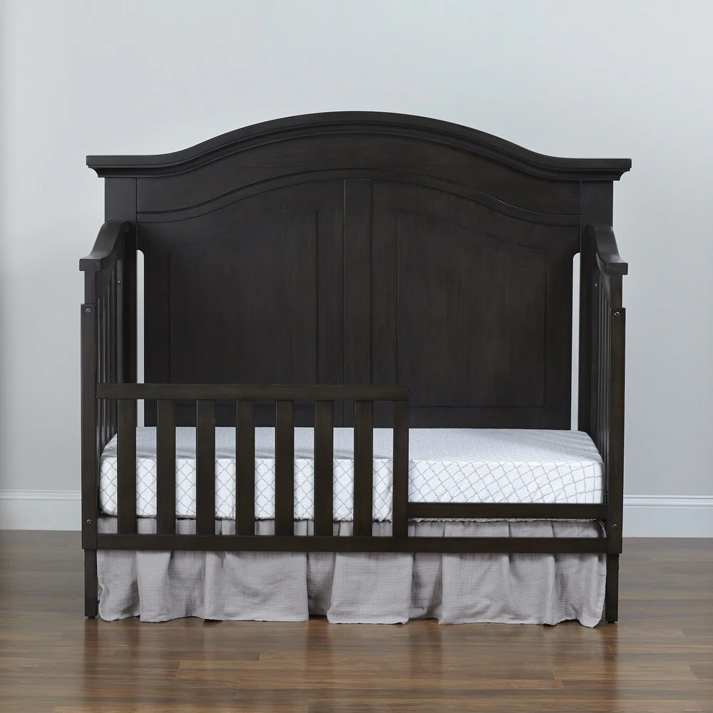 Centennial Chatham Curved Top Lifetime 4-in-1 Crib- Slate