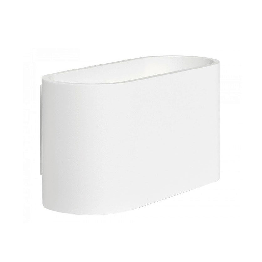 Highlight wandlamp Oval - 1 lichts - 8x 8 cm - wit