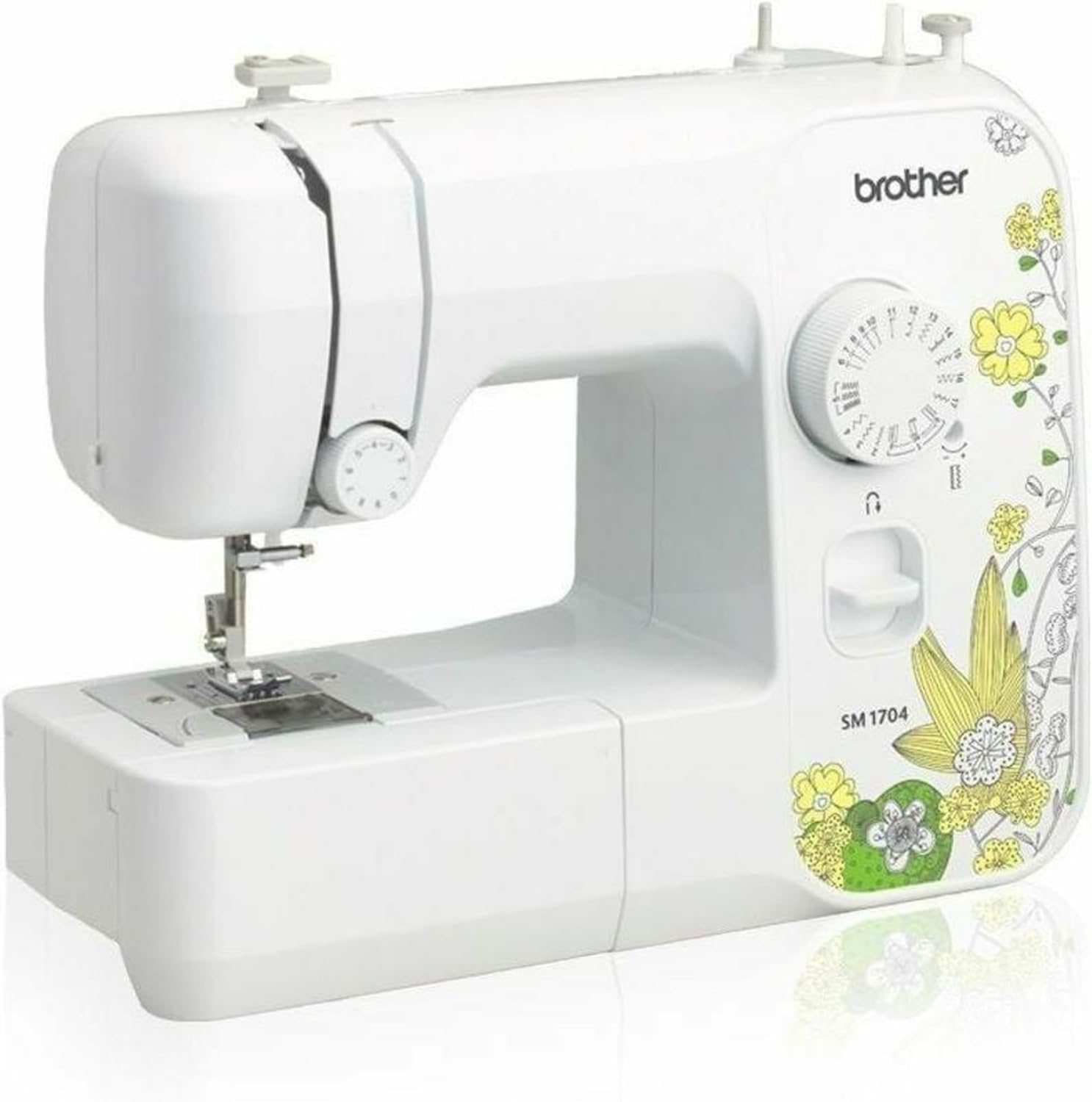 Brother SM1704 17-Stitch Lightweight Sewing Machine (White)