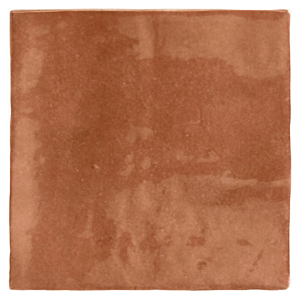 Faïence murale unie rose brillant L.10 x l.10 cm x ép.8 mm, Twist
