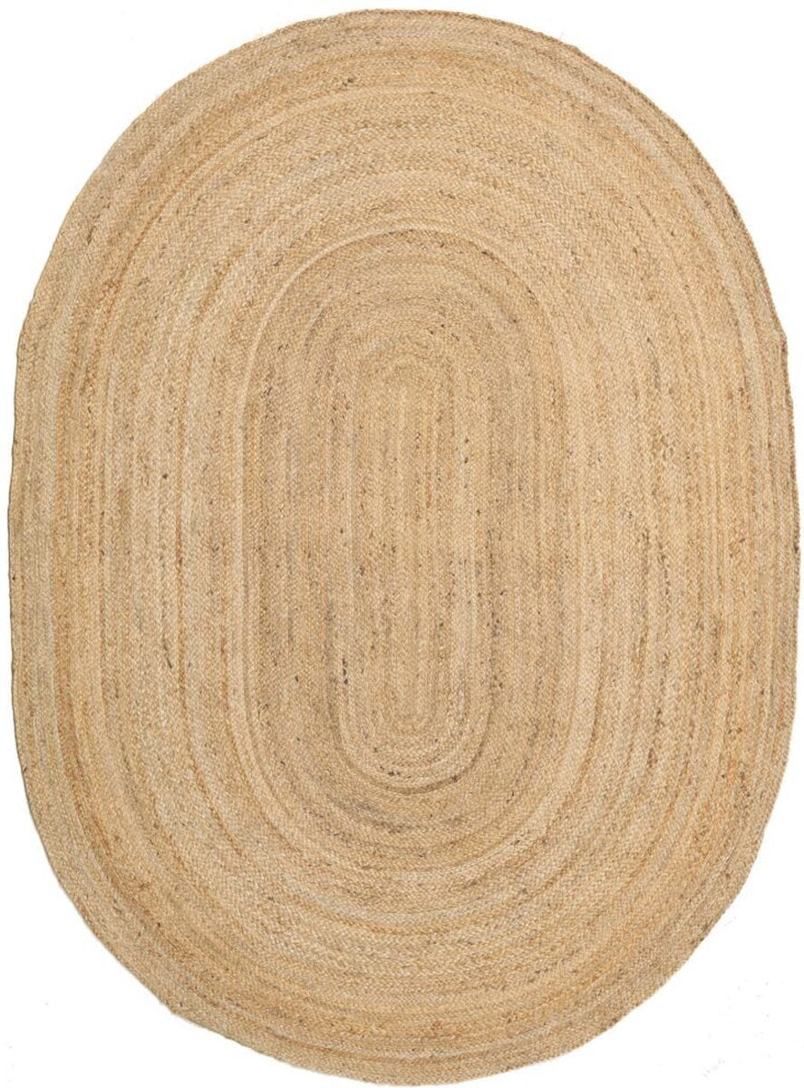 Mrcarpet jute vloerkleed Ovaal - naturel 240 x 340cm
