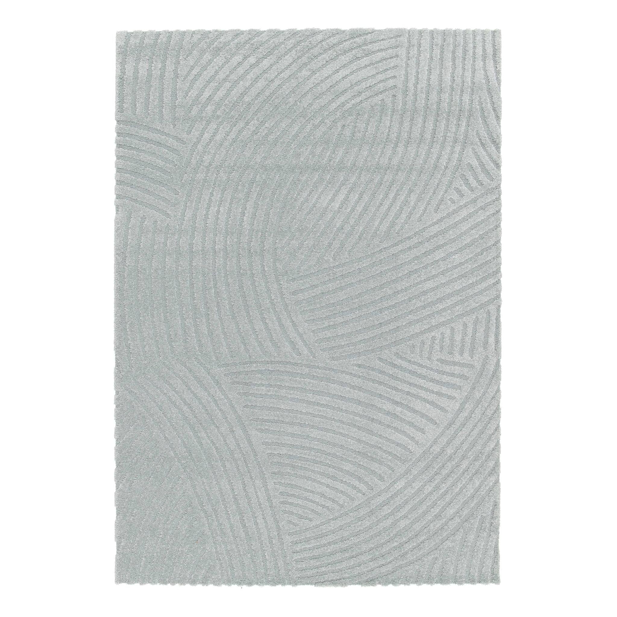 AFK Living vloerkleed Sillage - reliëfeffect - blauw - 120 x 170 cm