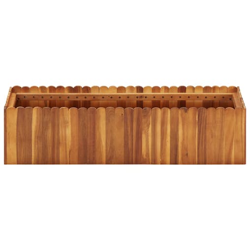 NNEVL Garden Raised Bed 100x30x25 cm Solid Acacia Wood
