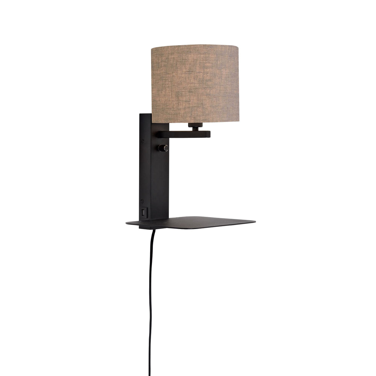 it's about RoMi wandlamp Florence - bruin - 24x22x42cm
