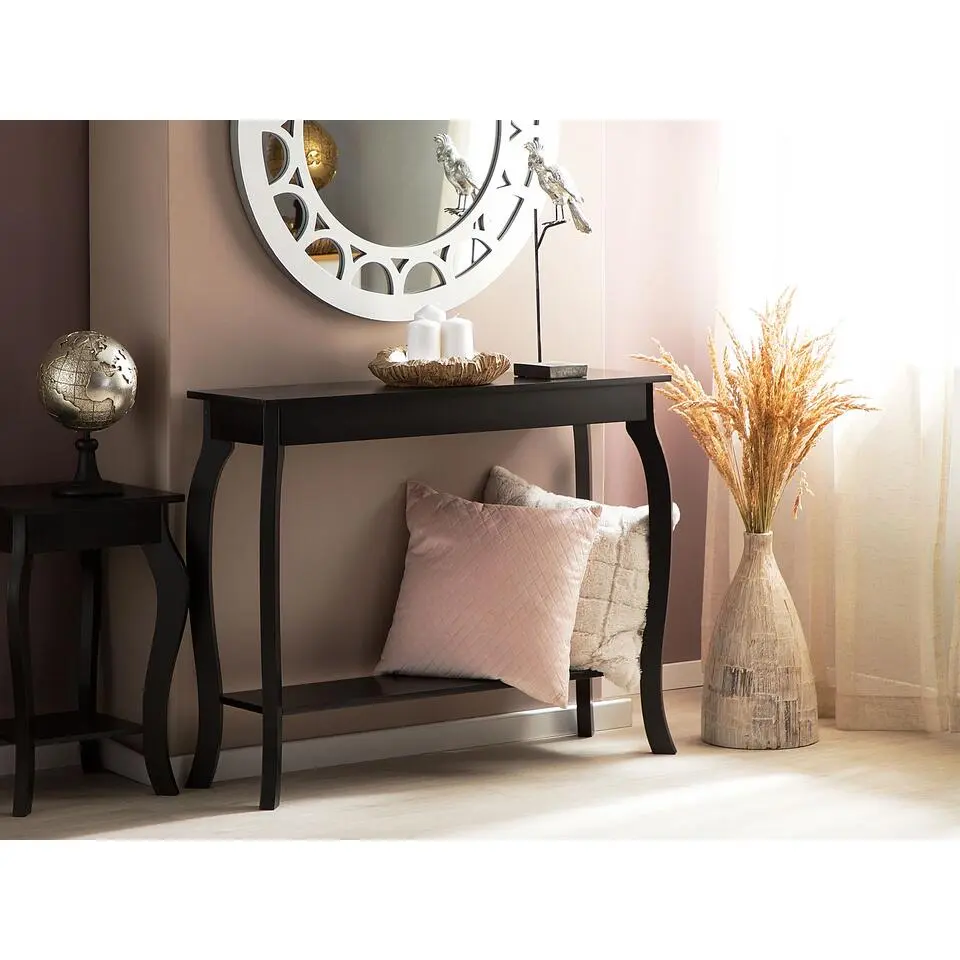 HARTFORD - Consoletafel - Zwart - MDF