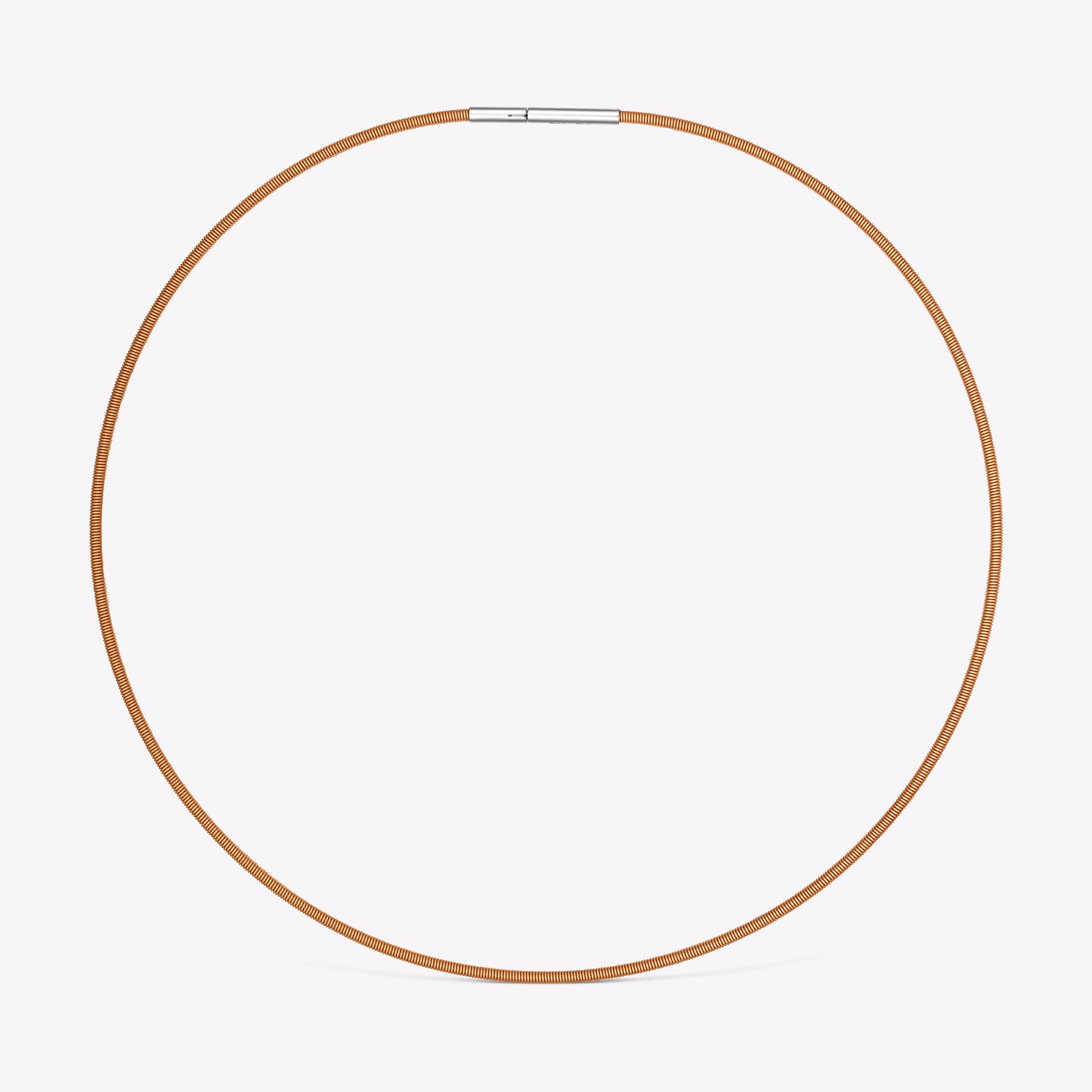 Collar de acero IP naranja 2 mm Mesh Tube