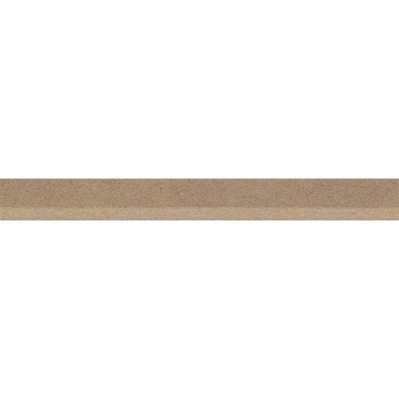 Moulure de recouvrement en MDF 260 x 2,2 x 0,4 cm