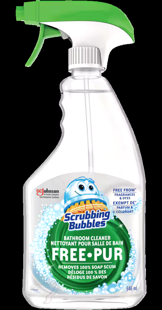 Scrubbing Bubbles Bathroom Cleaner Spray, Fragrance Free, 946-mL