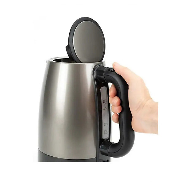 Bouilloire sans fil 1.7l 2200w inox/noir Black decker BXKE2201E
