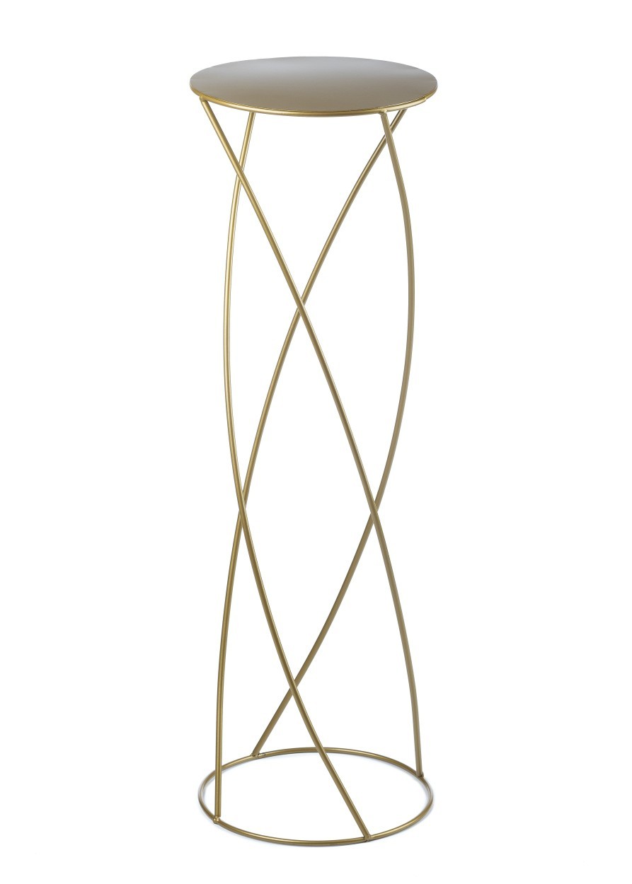 Kwietnik stojący 70 cm na rośliny złoty GLAMOUR