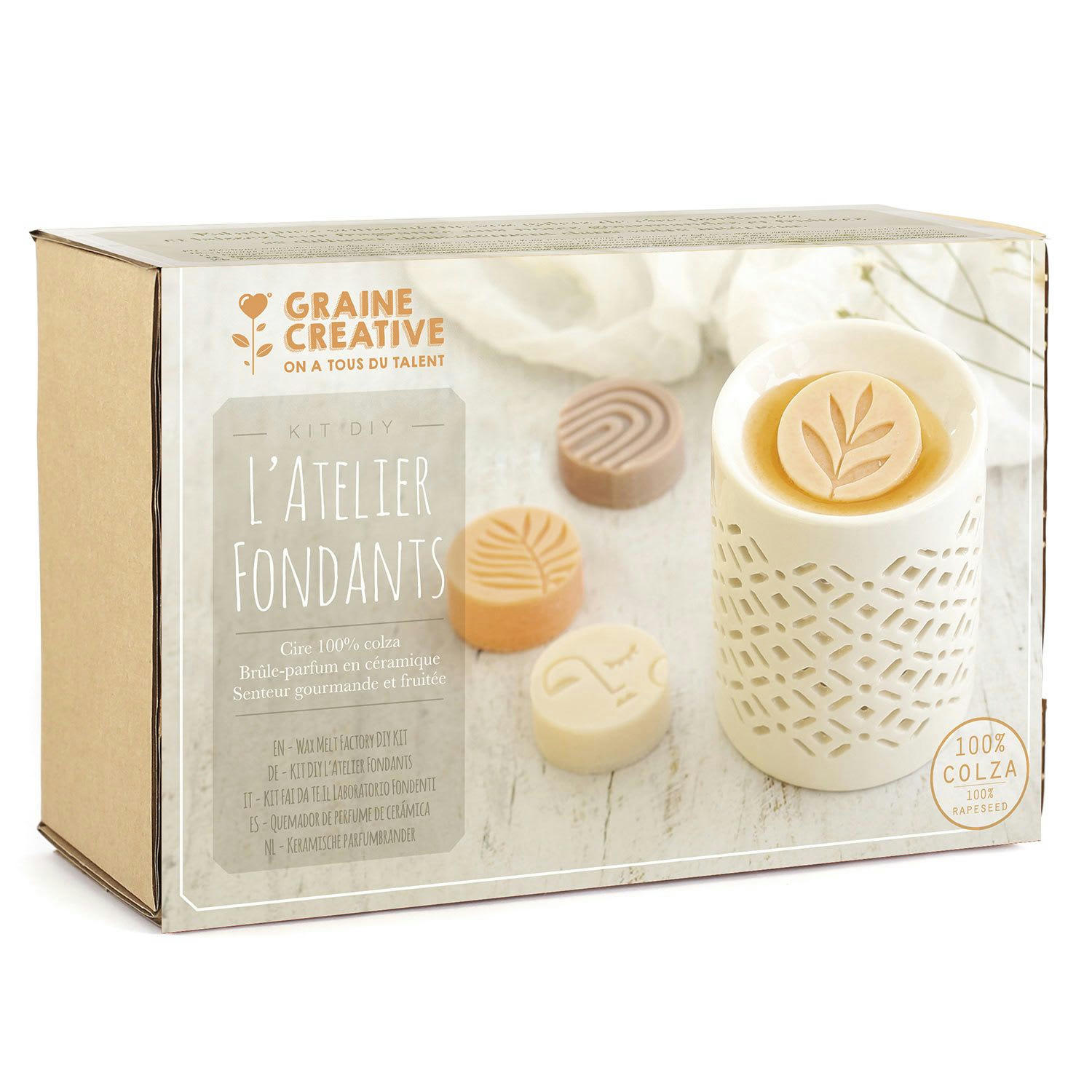 - Coffret DIY atelier fondants à bougie