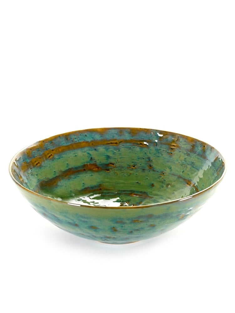 SERAX - Pascale Naessens - Pure Saladeschaal Ø 32 cm - Zeegroen