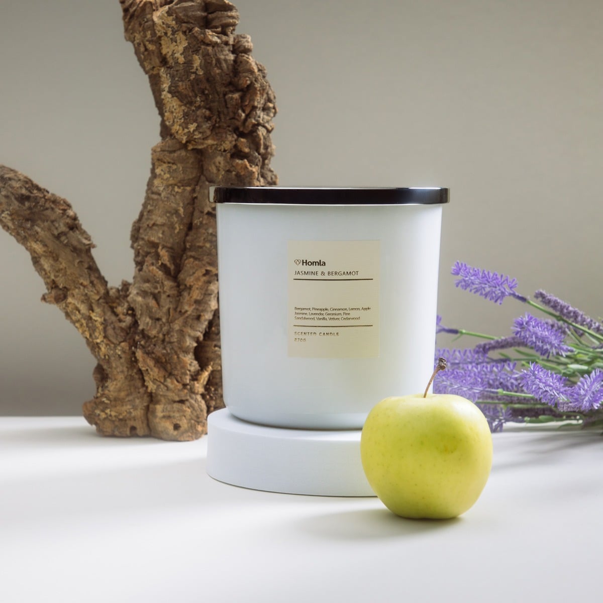 Świeca zapachowa VELUMA Jasmine&Bergamot 870 g