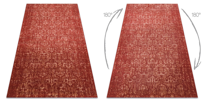 Dywan wełniany JADE 45015/300 Ornament czerwony / beż OSTA 140x200 cm