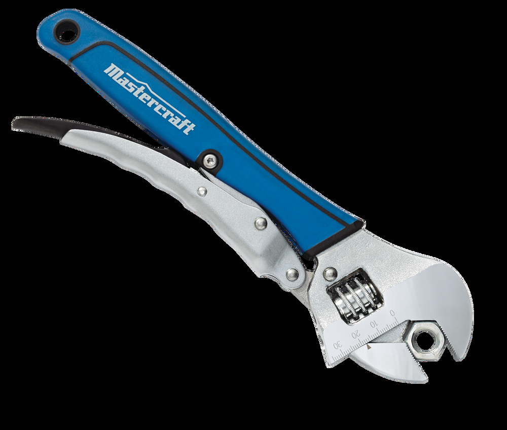 Mastercraft Locking Adjustable Wrench Set, 2-pc, Assorted Sizes