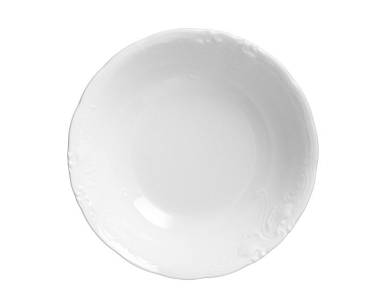 Salaterka okrągła 23 cm Fryderyka Biała C001
