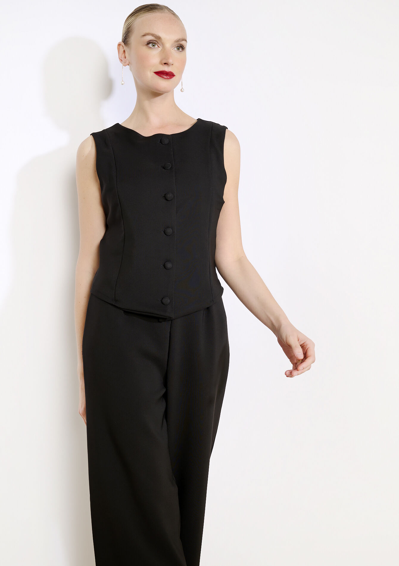 Jumpsuit met tailored look