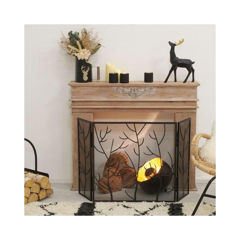 - Pelle à pellets en métal métal noir cerf