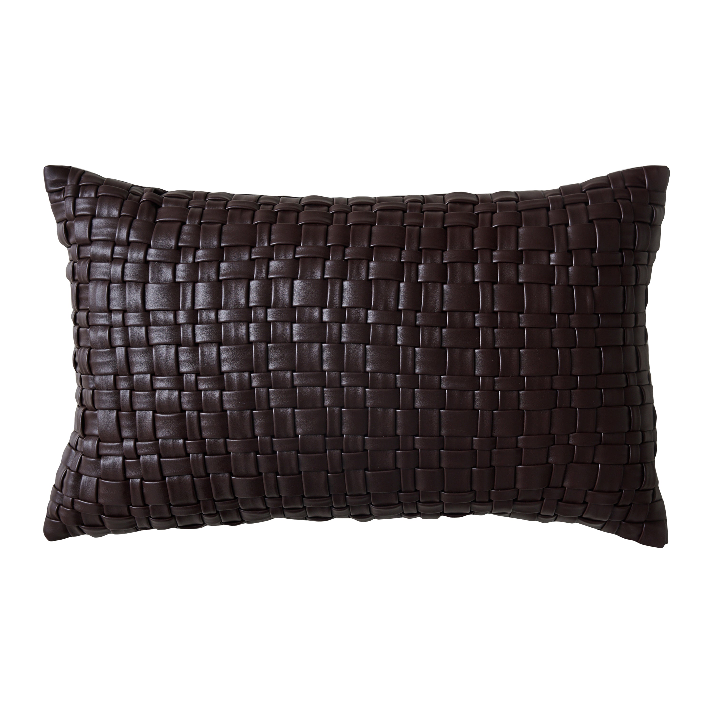 HKliving Woven Sierkussen 30 x 50 cm - Chocolate Brown