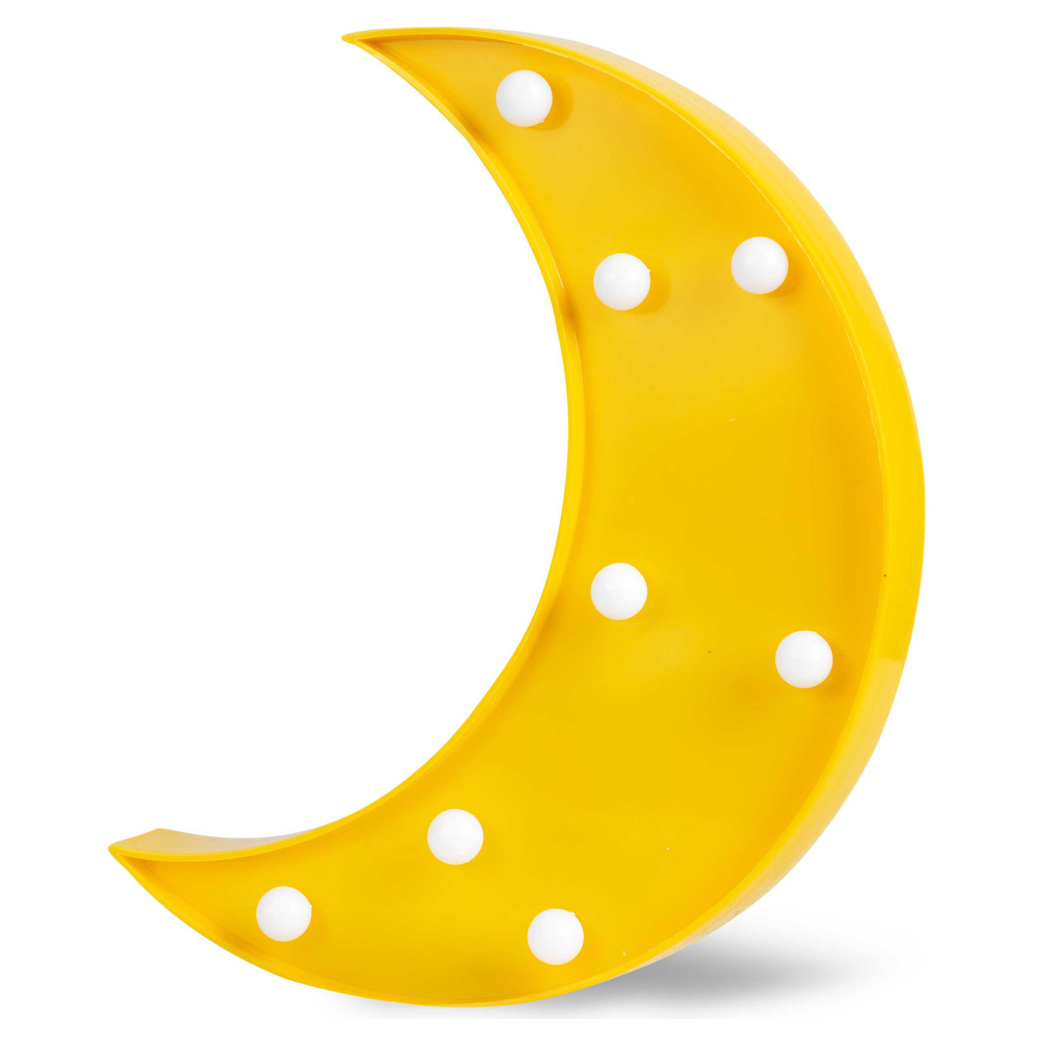 Lampka nocna LED Nukido dla dzieci dekoracyjna ścienna księżyc 740920