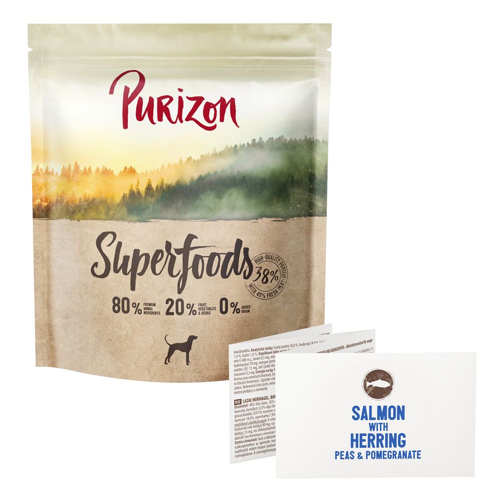 Purizon Superfoods Salmon with Herring, Peas & Pomegranate