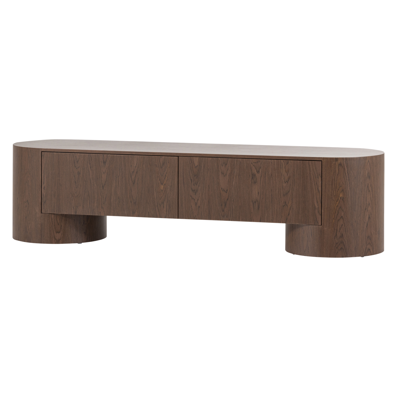 WOOOD Velari Tv Meubel 200 CM - Hout Fineer - Bruin - 50x200x50