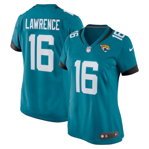 Trevor Lawrence Jacksonville Jaguars Nike Women's Game Jersey - Teal/White