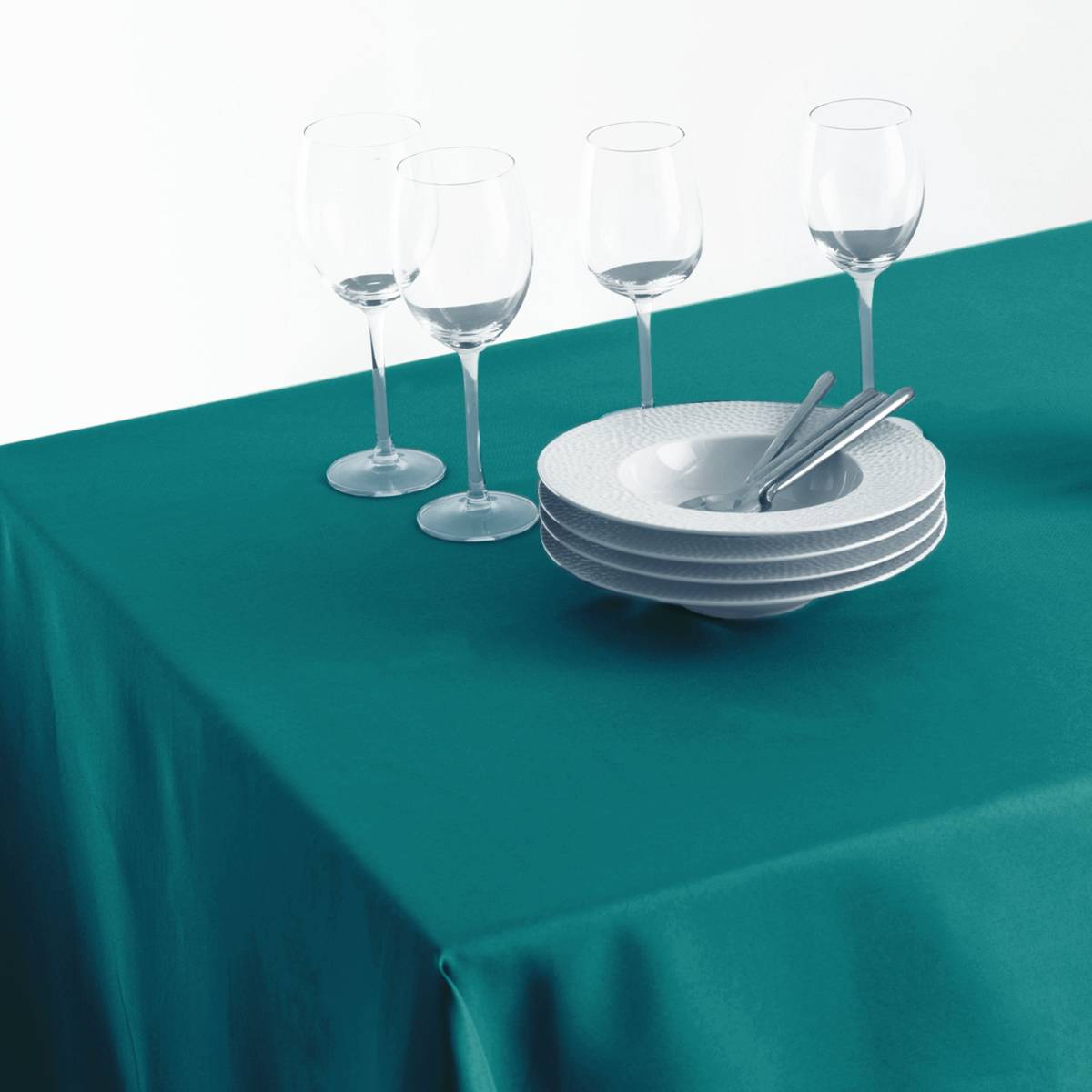 Tablecloth stain resistant Duck blue, 140x240 cm