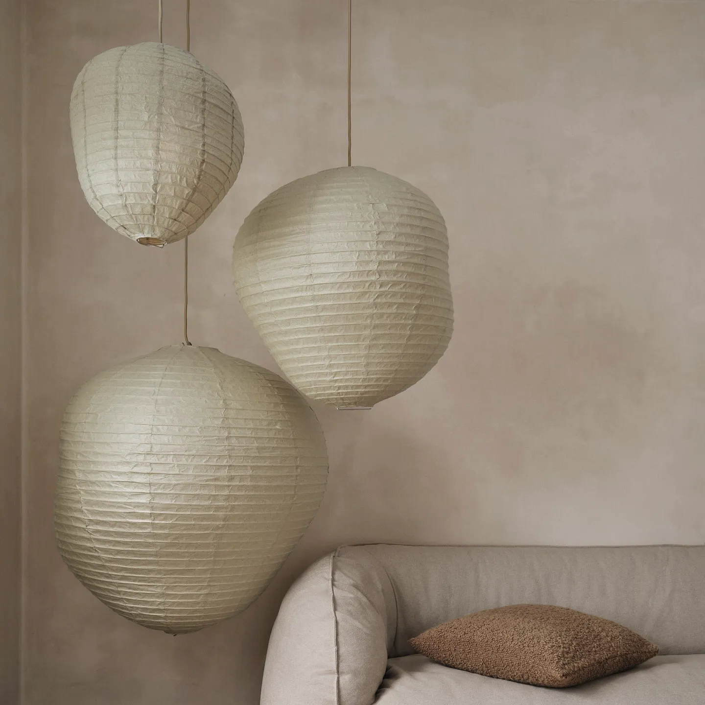 Ferm Living Kurbis Lampenkap Ø 38 cm - Dark Sage