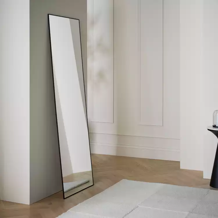 Habitat Black Full Length Wall Mirror - 150x50cm