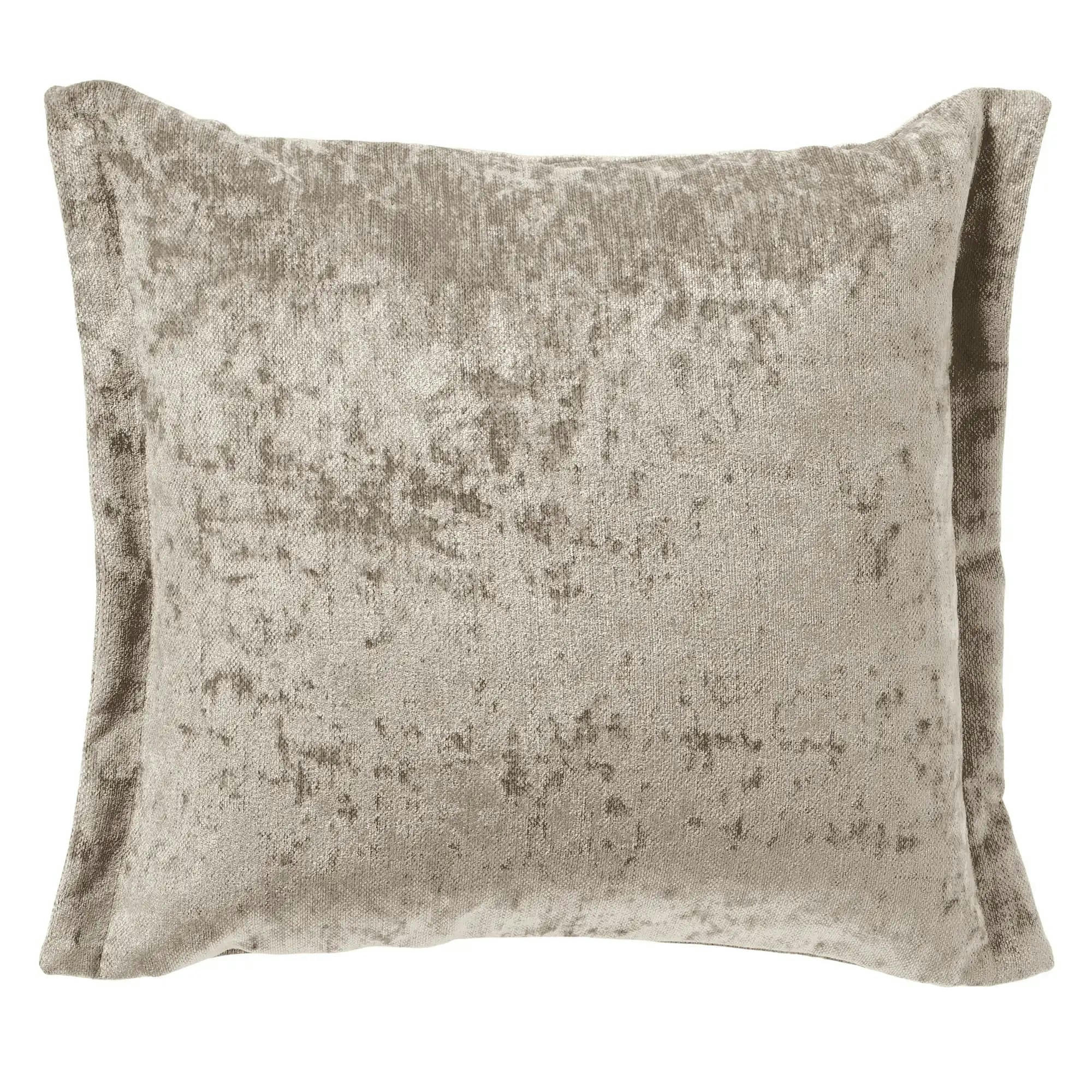 - Housse de coussin beige en polyester-45x45 cm uni