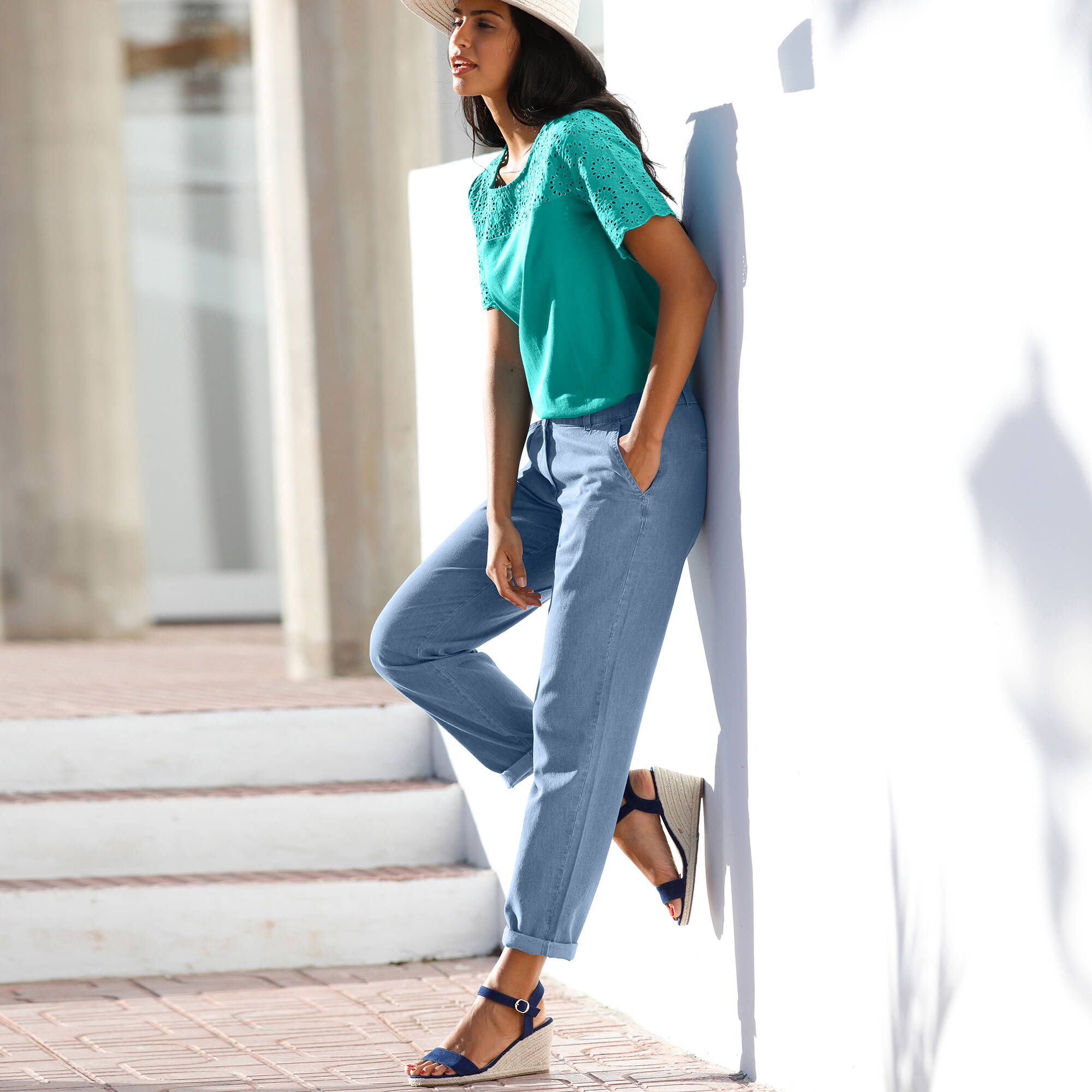 Pantalon chino, jean léger