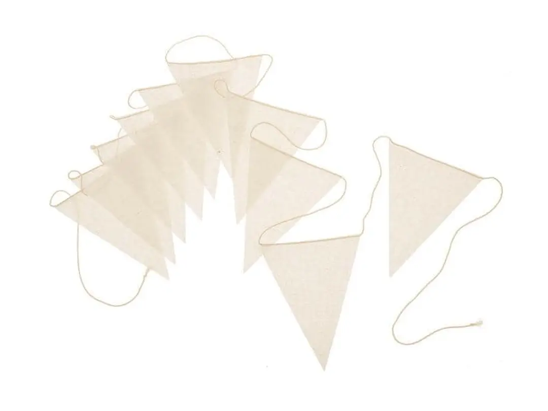 Bastelset 10-teilig Fähnchen