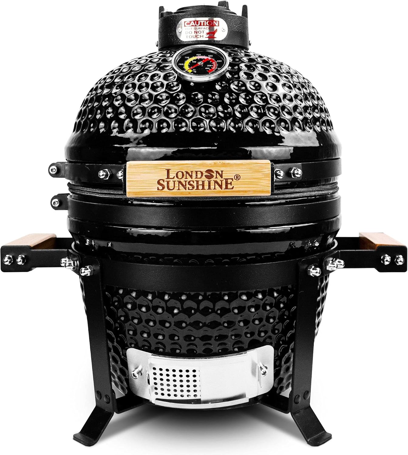 13-inch ceramic Kamodo charcoal barbecue grill - red(Black)