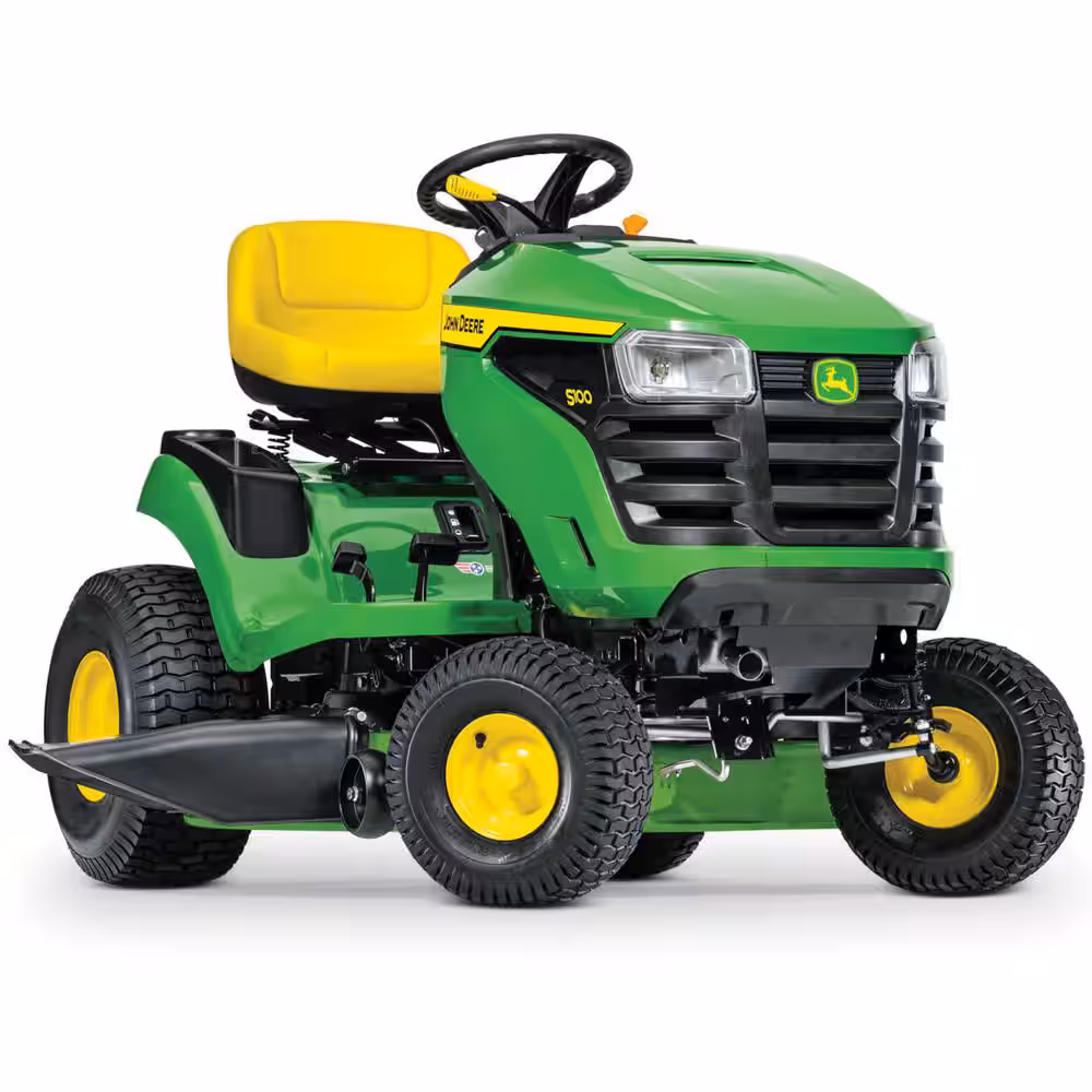 John Deere S100 42-in Riding Lawn Mower 17.5-HP Gas Hydrostatic Drive