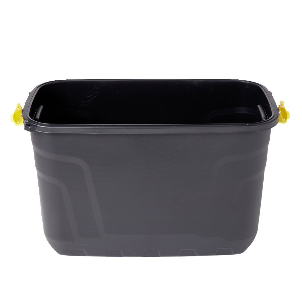 Box de rangement brico noir 110L